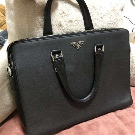 prada laptop bag brown